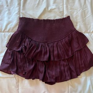 Maroon Skirt